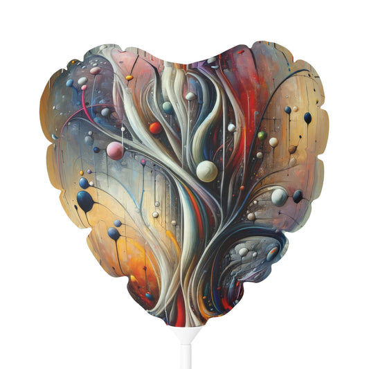 Invisible Threads Influence Balloon (Round and Heart-shaped), 11" - ATUH.ART