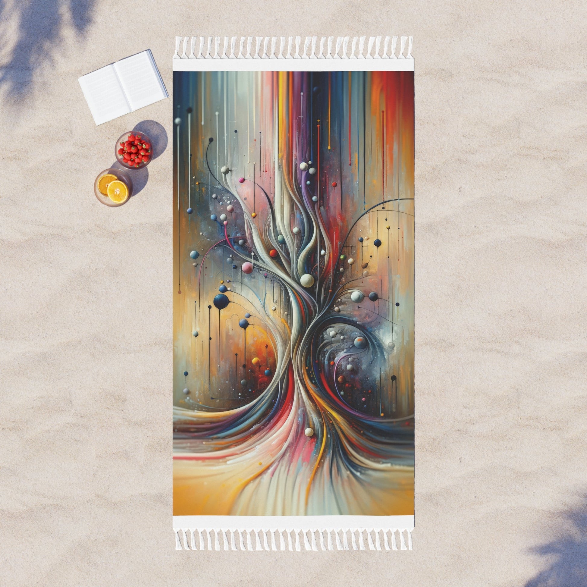Invisible Threads Influence Boho Beach Cloth - ATUH.ART