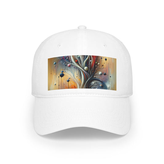 Invisible Threads Influence Low Profile Baseball Cap - ATUH.ART