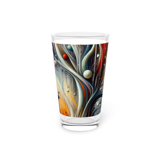 Invisible Threads Influence Pint Glass, 16oz - ATUH.ART