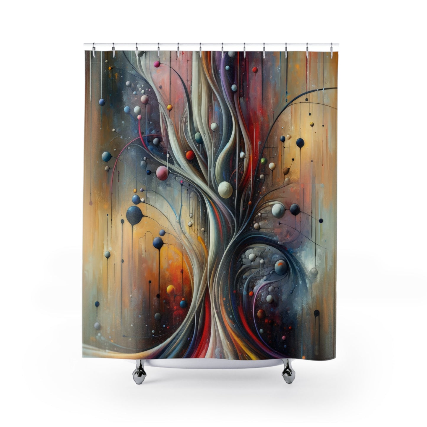 Invisible Threads Influence Shower Curtains - ATUH.ART