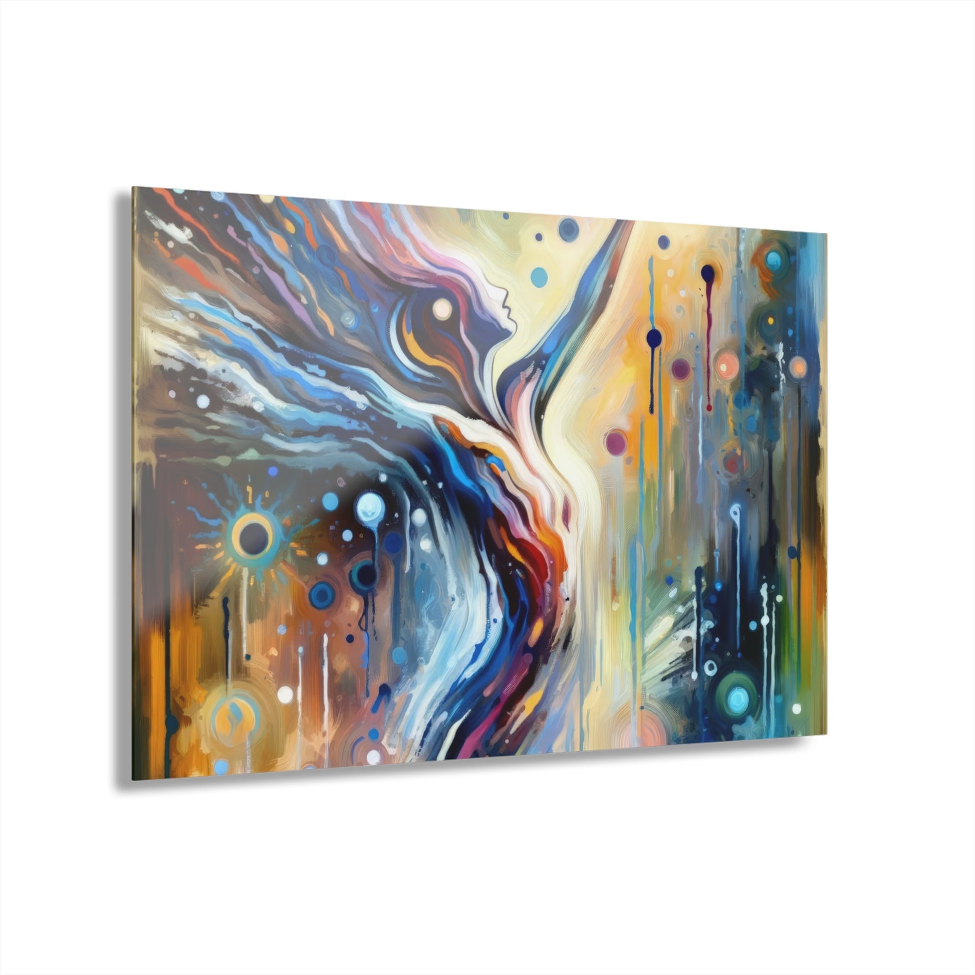 Journey Embrace Tachism Acrylic Prints (French Cleat Hanging) - ATUH.ART