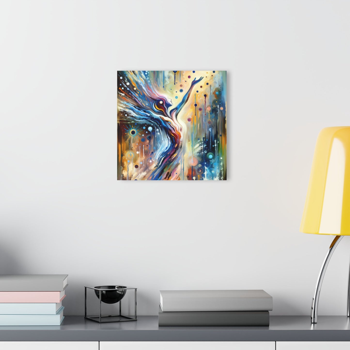 Journey Embrace Tachism Acrylic Prints (French Cleat Hanging) - ATUH.ART