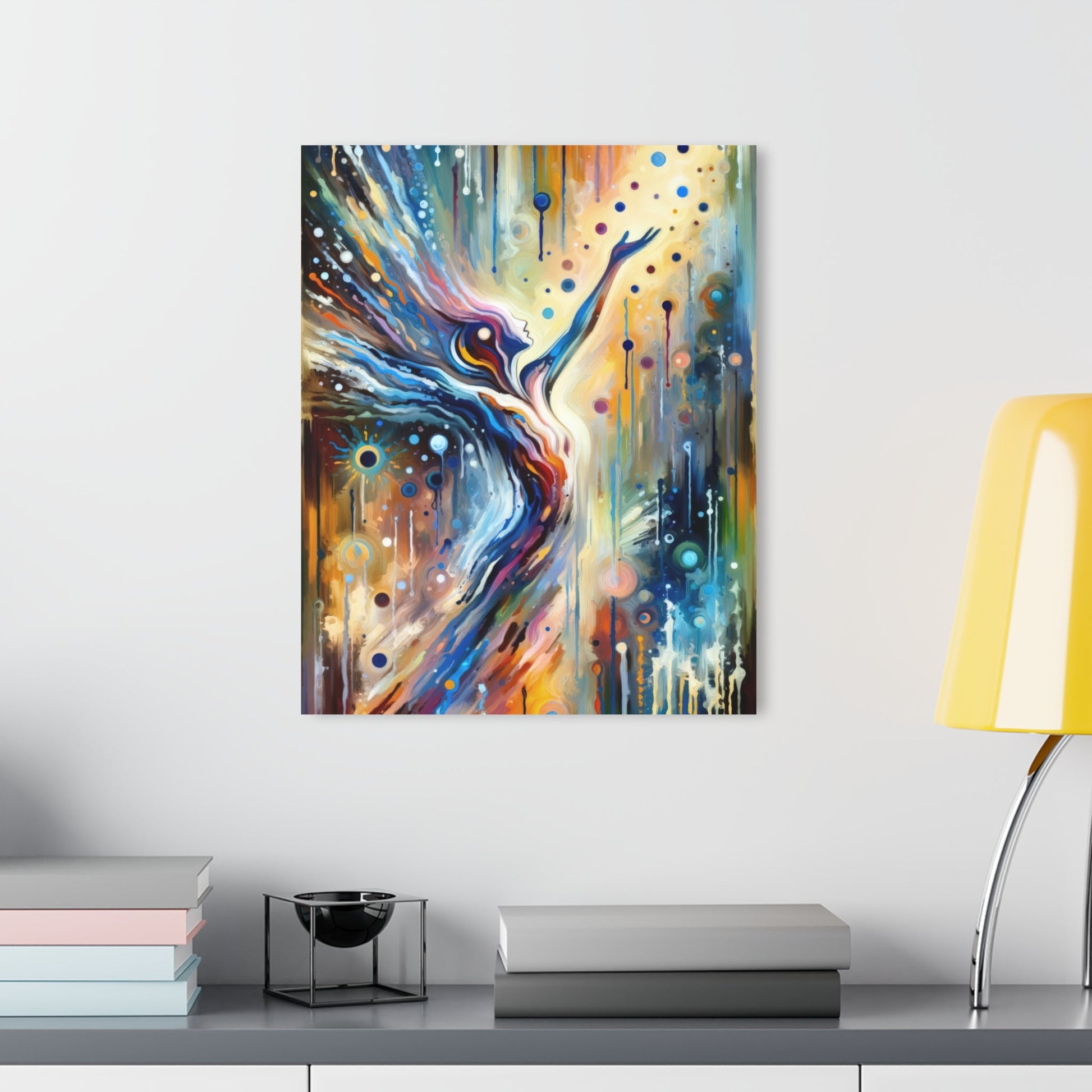 Journey Embrace Tachism Acrylic Prints (French Cleat Hanging) - ATUH.ART