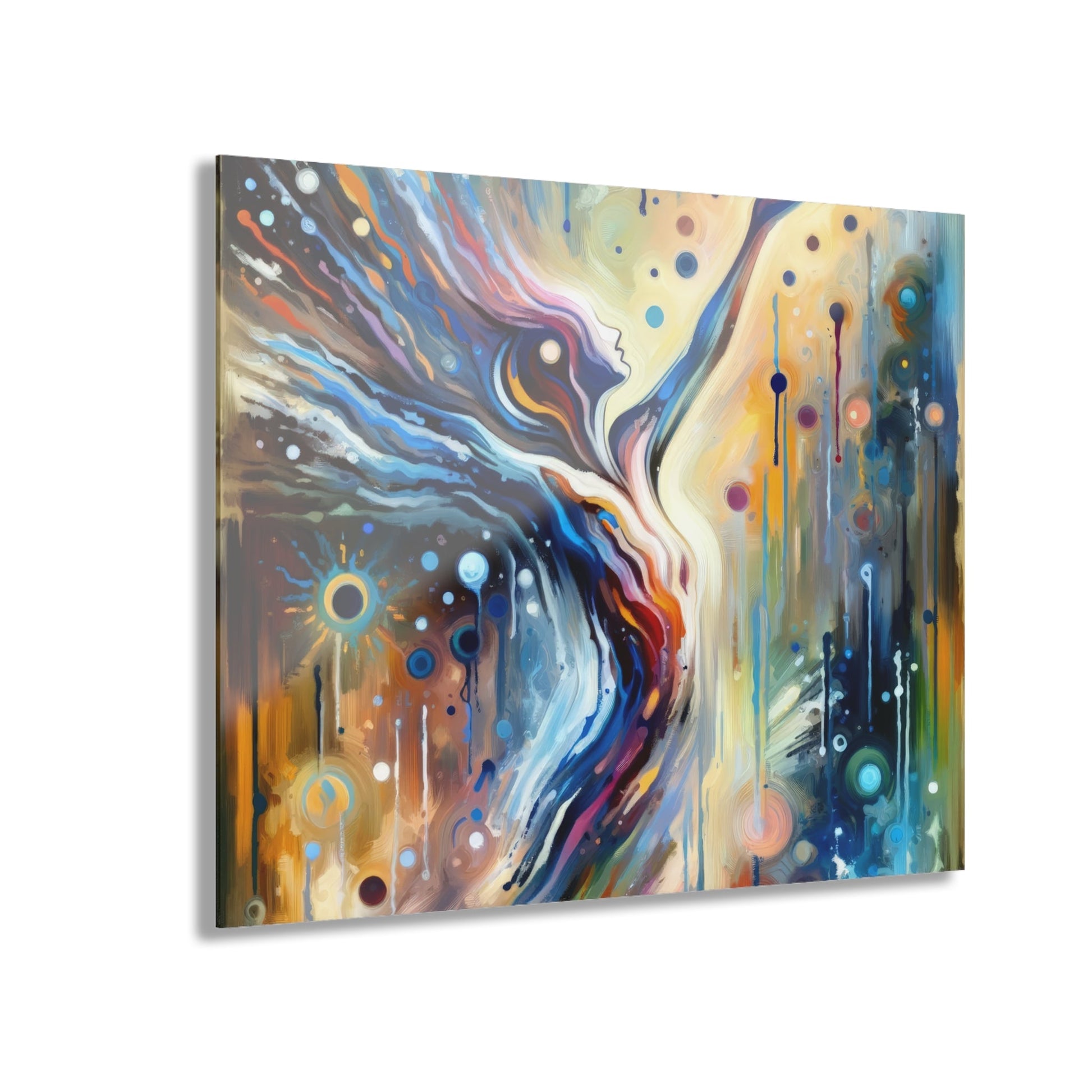 Journey Embrace Tachism Acrylic Prints (French Cleat Hanging) - ATUH.ART