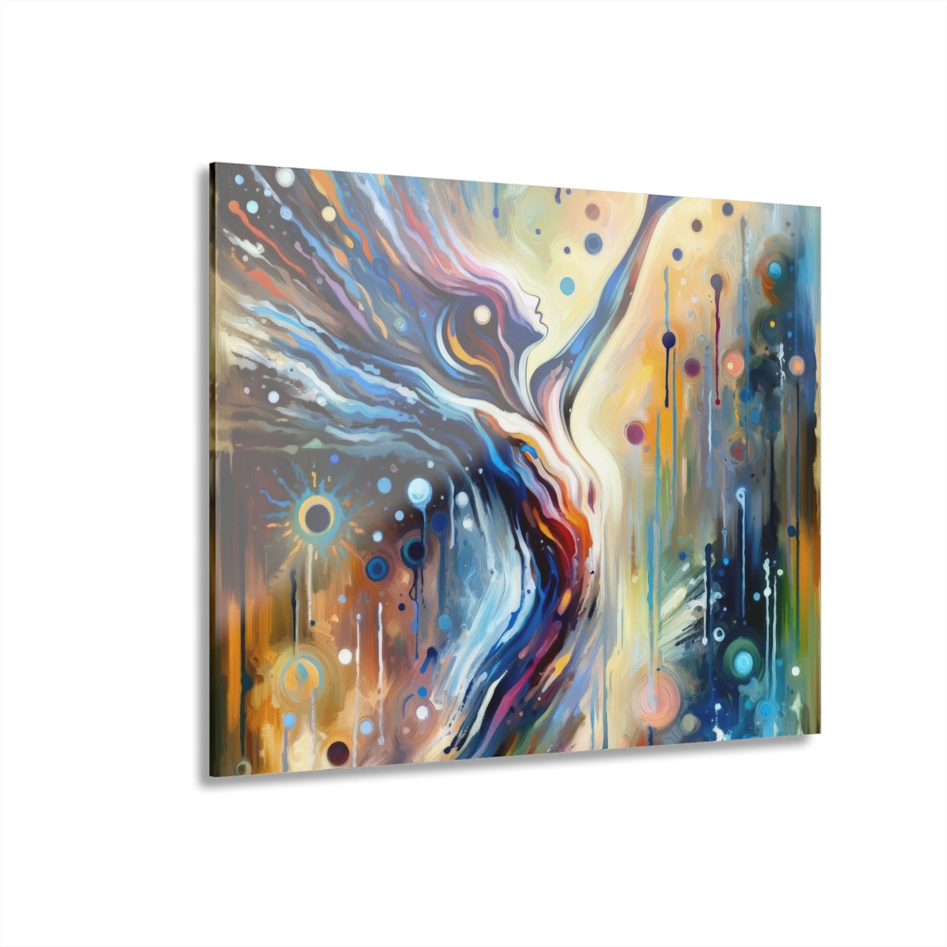 Journey Embrace Tachism Acrylic Prints (French Cleat Hanging) - ATUH.ART