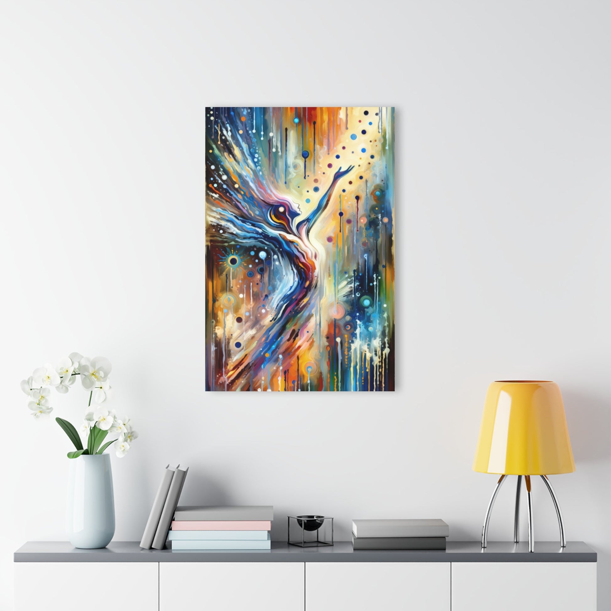 Journey Embrace Tachism Acrylic Prints (French Cleat Hanging) - ATUH.ART
