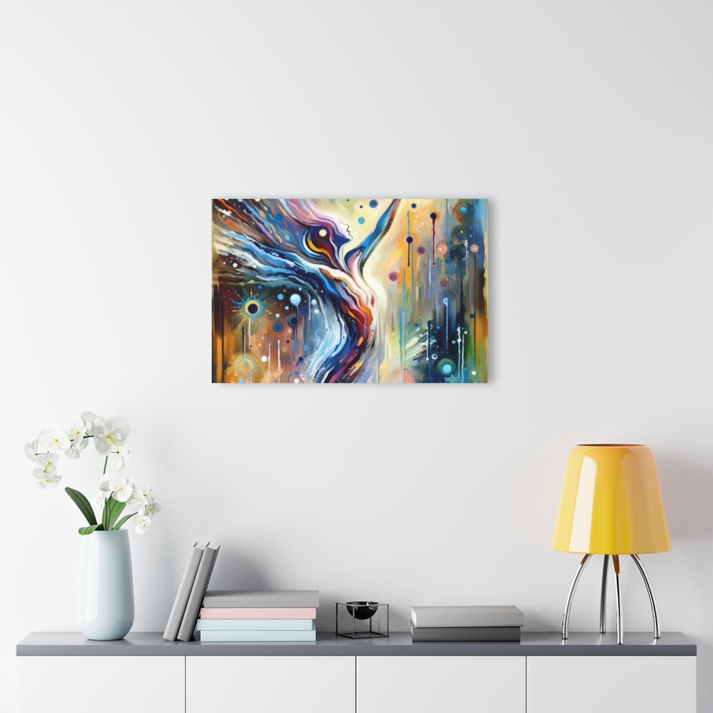 Journey Embrace Tachism Acrylic Prints (French Cleat Hanging) - ATUH.ART
