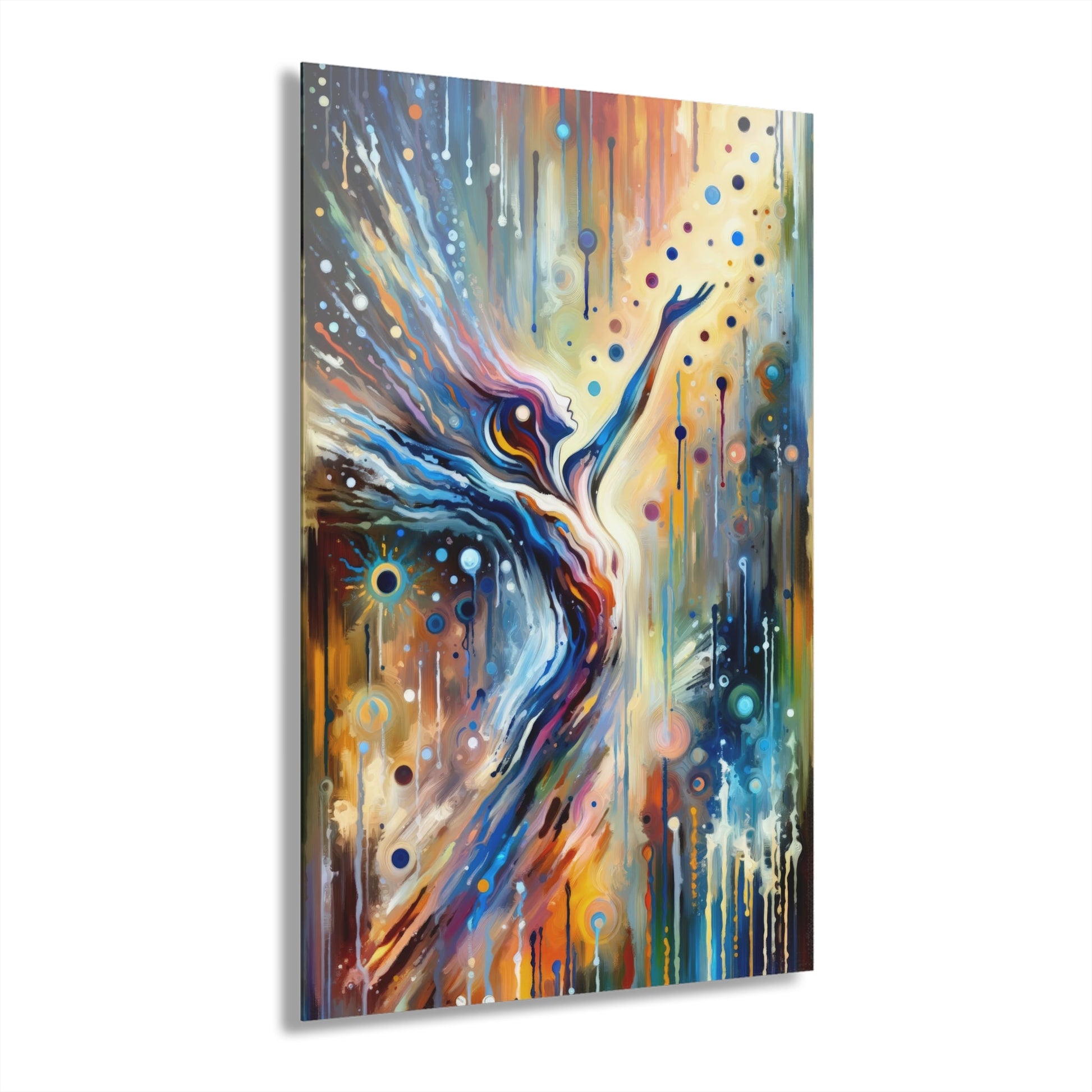 Journey Embrace Tachism Acrylic Prints (French Cleat Hanging) - ATUH.ART