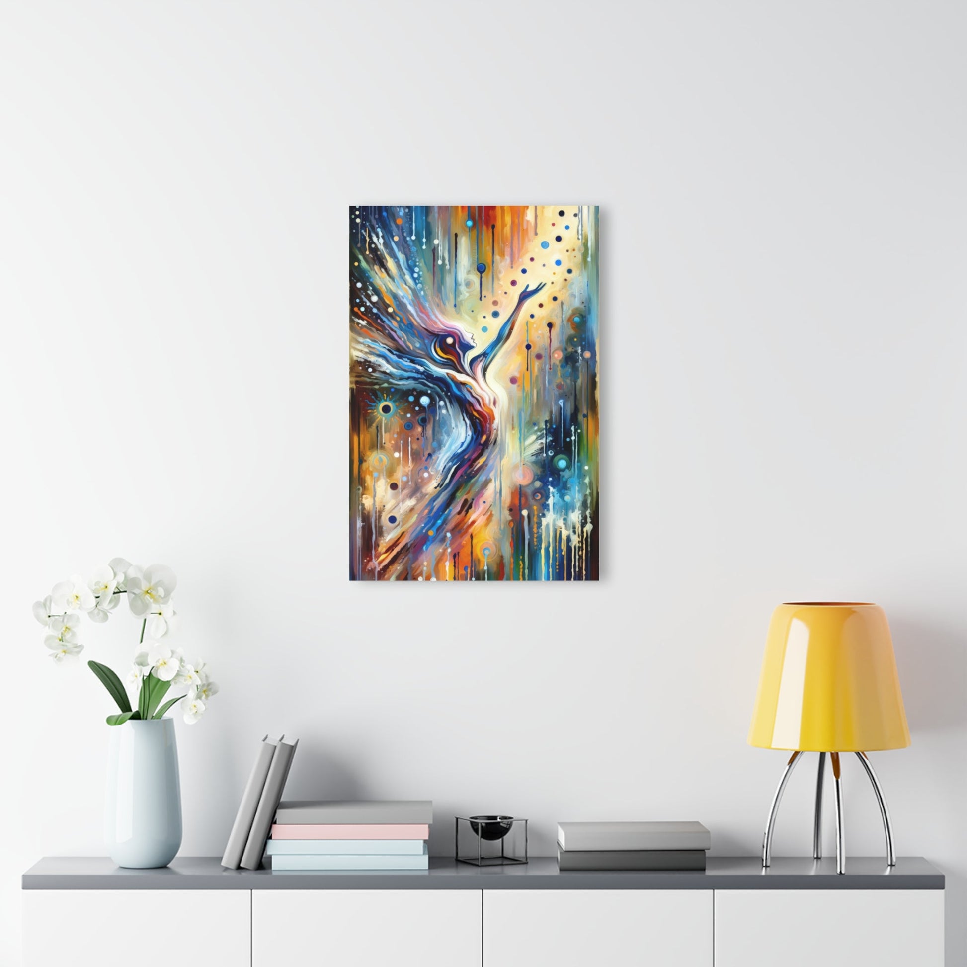 Journey Embrace Tachism Acrylic Prints (French Cleat Hanging) - ATUH.ART
