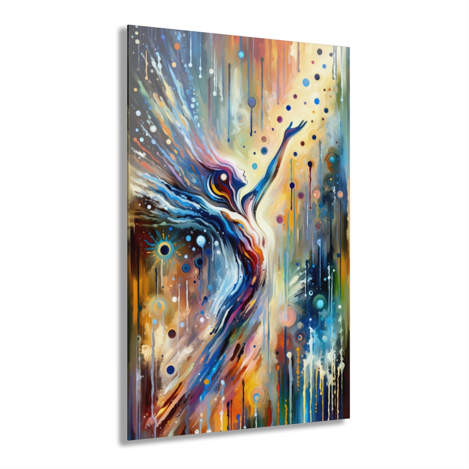 Journey Embrace Tachism Acrylic Prints (French Cleat Hanging) - ATUH.ART