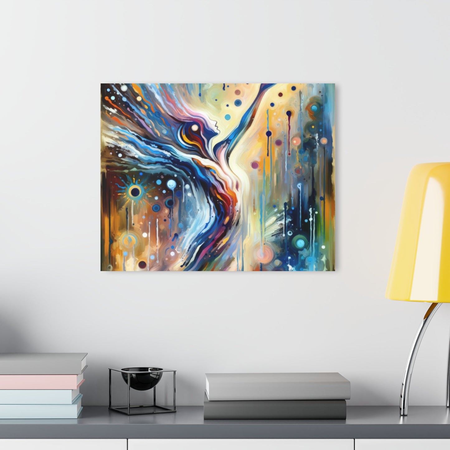 Journey Embrace Tachism Acrylic Prints (French Cleat Hanging) - ATUH.ART