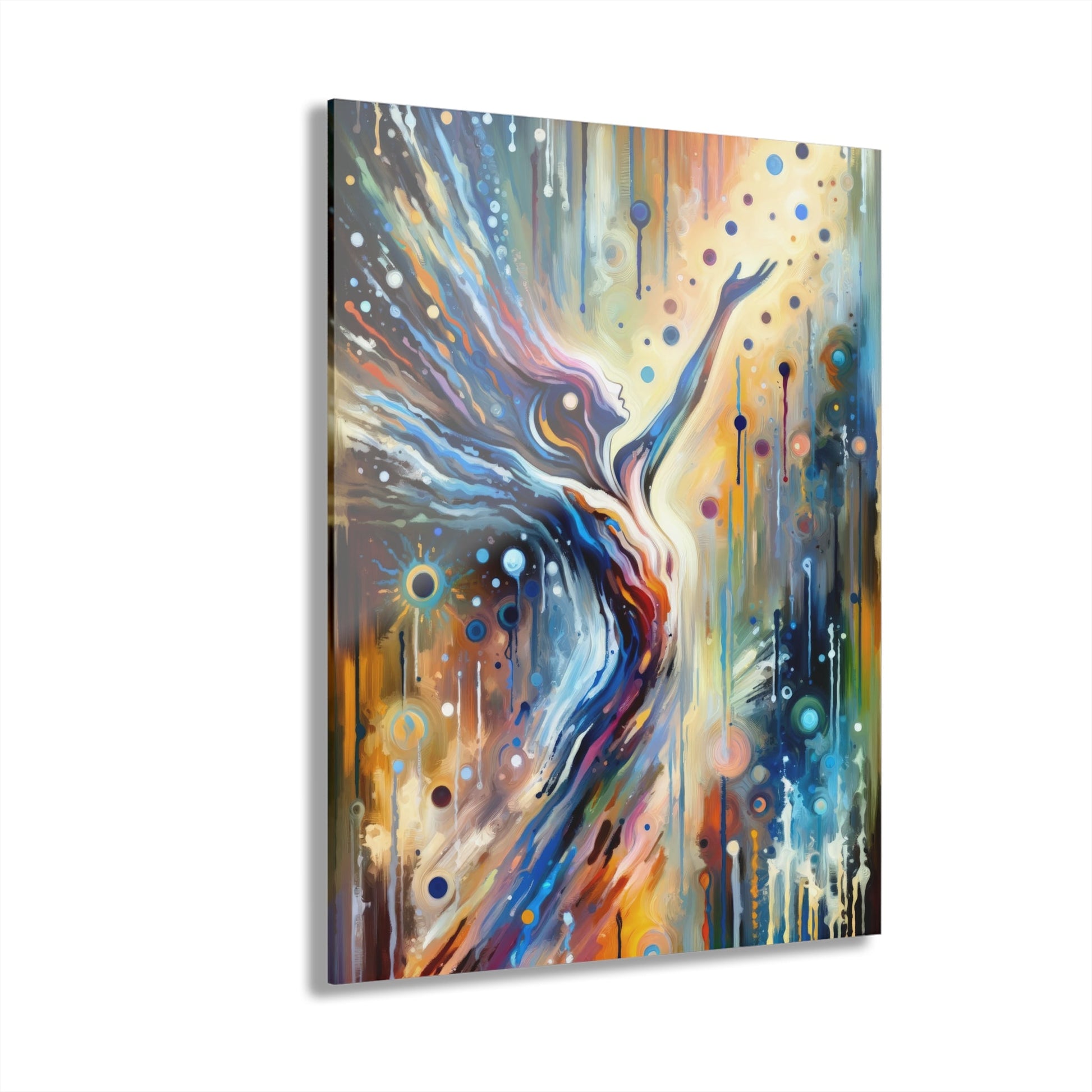 Journey Embrace Tachism Acrylic Prints (French Cleat Hanging) - ATUH.ART