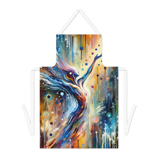 Journey Embrace Tachism Adult Apron (AOP) - ATUH.ART