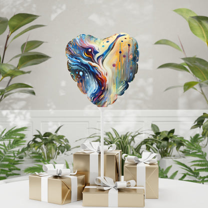 Journey Embrace Tachism Balloon (Round and Heart-shaped), 11" - ATUH.ART
