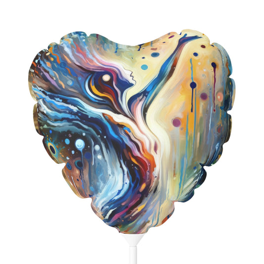 Journey Embrace Tachism Balloon (Round and Heart-shaped), 11" - ATUH.ART