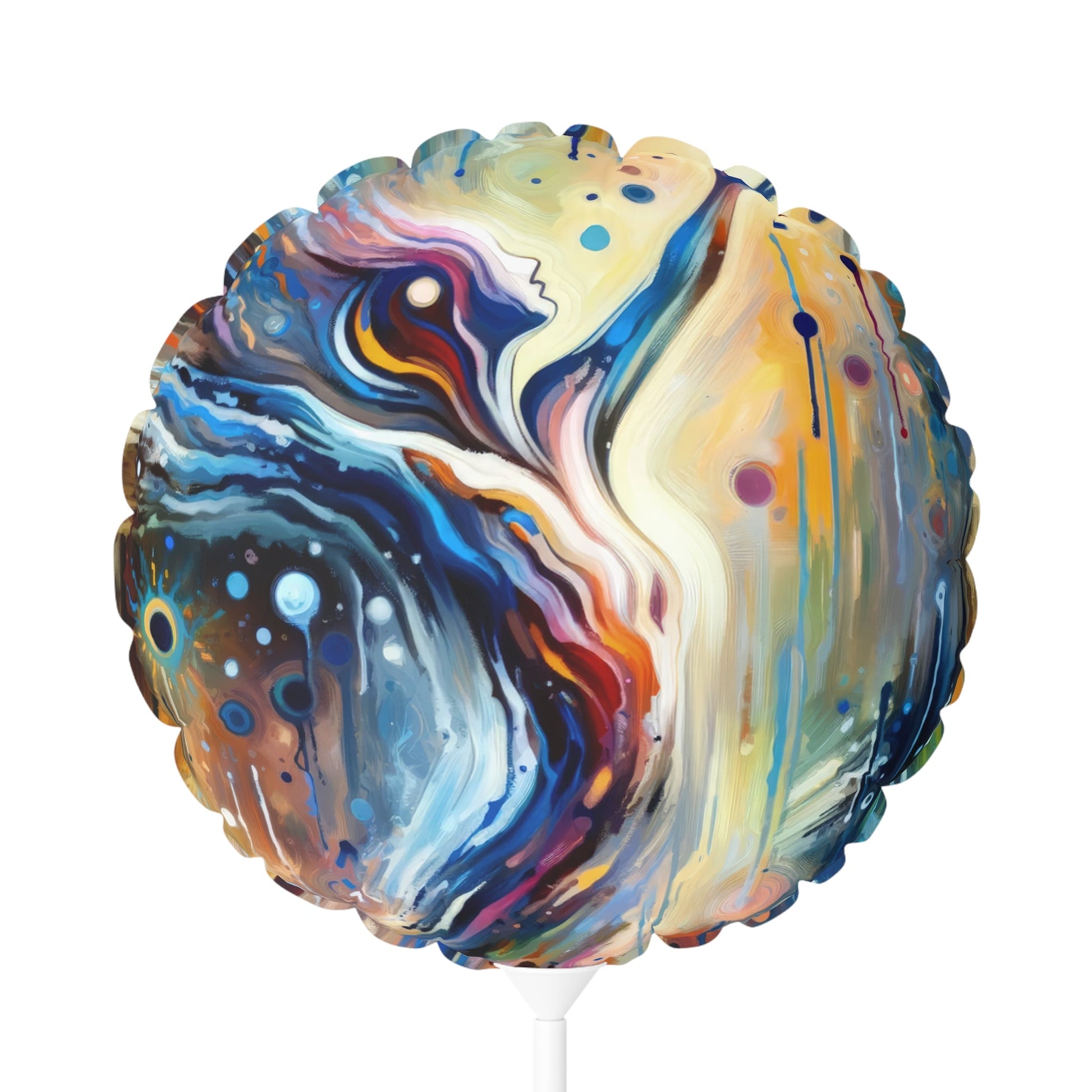 Journey Embrace Tachism Balloon (Round and Heart-shaped), 11" - ATUH.ART