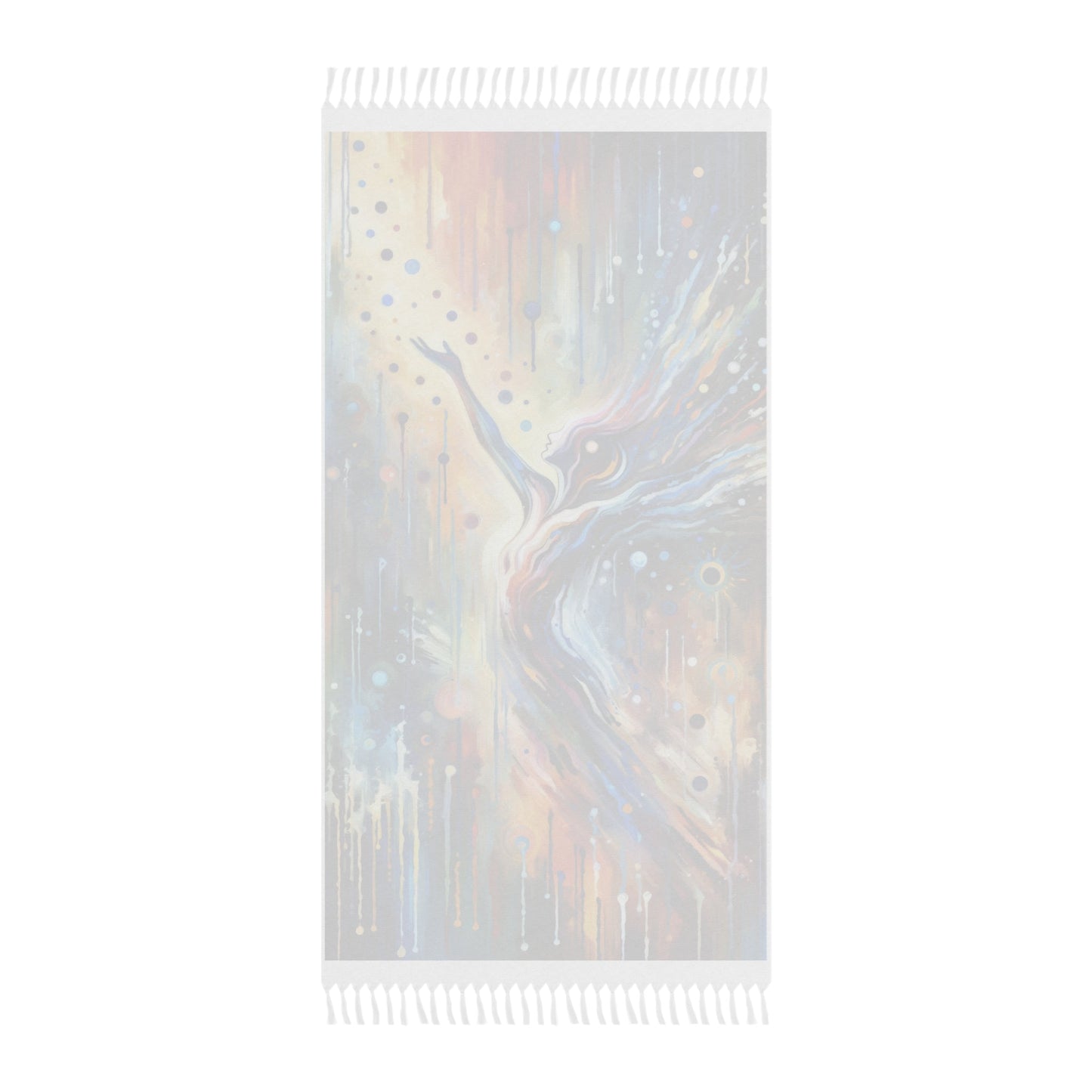 Journey Embrace Tachism Boho Beach Cloth - ATUH.ART
