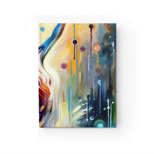 Journey Embrace Tachism Journal - Blank - ATUH.ART