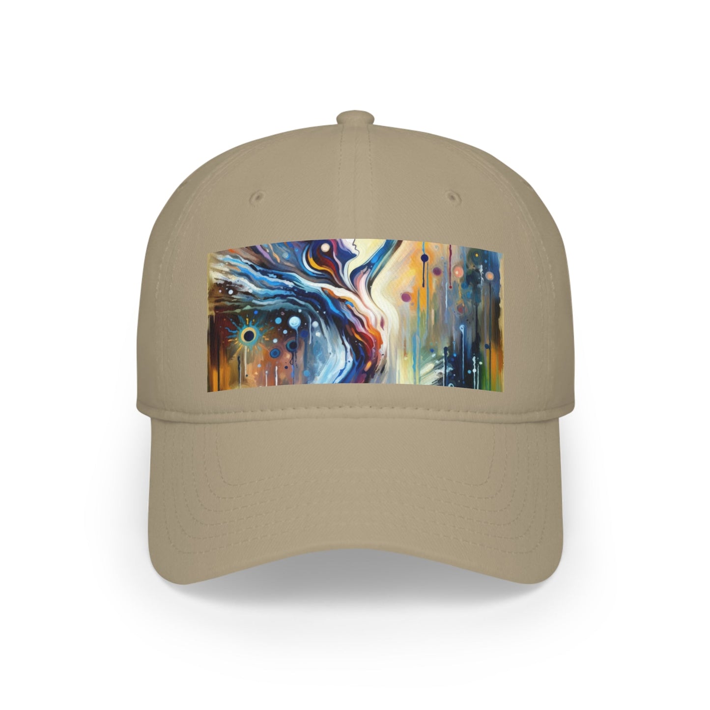 Journey Embrace Tachism Low Profile Baseball Cap - ATUH.ART