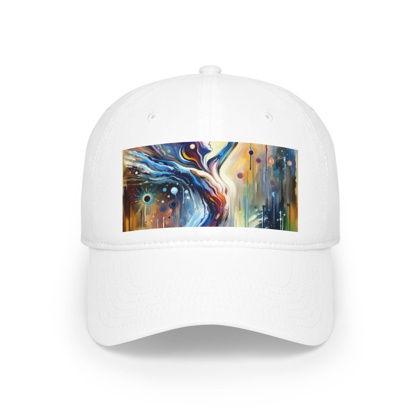 Journey Embrace Tachism Low Profile Baseball Cap - ATUH.ART