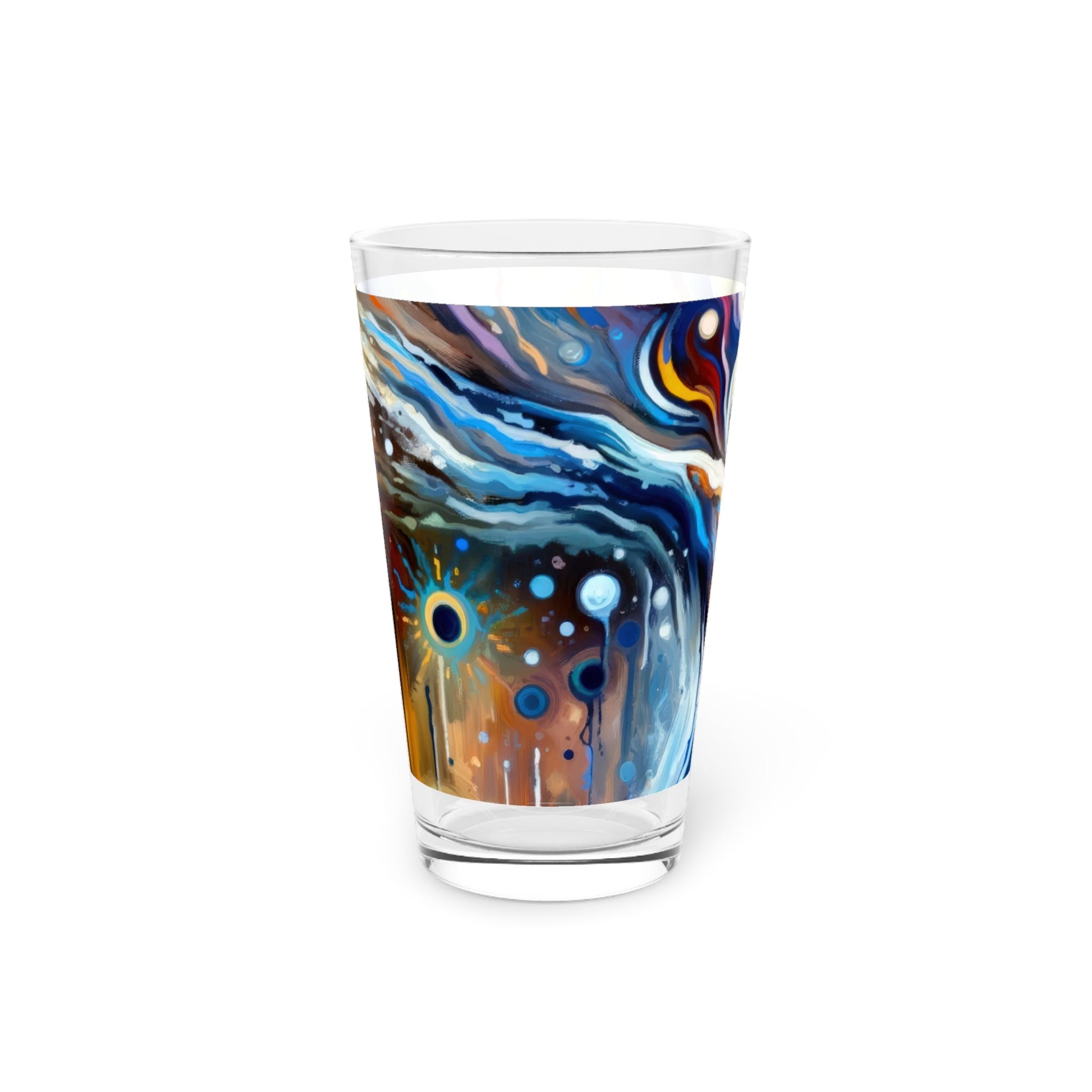 Journey Embrace Tachism Pint Glass, 16oz - ATUH.ART