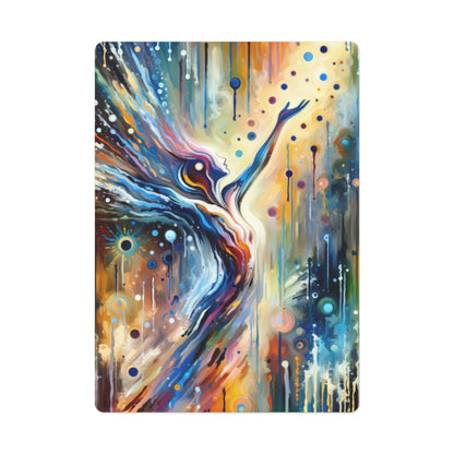 Journey Embrace Tachism Poker Cards - ATUH.ART