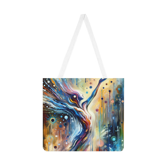 Journey Embrace Tachism Shoulder Tote Bag (AOP) - ATUH.ART