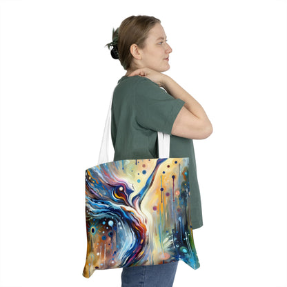 Journey Embrace Tachism Shoulder Tote Bag (AOP) - ATUH.ART