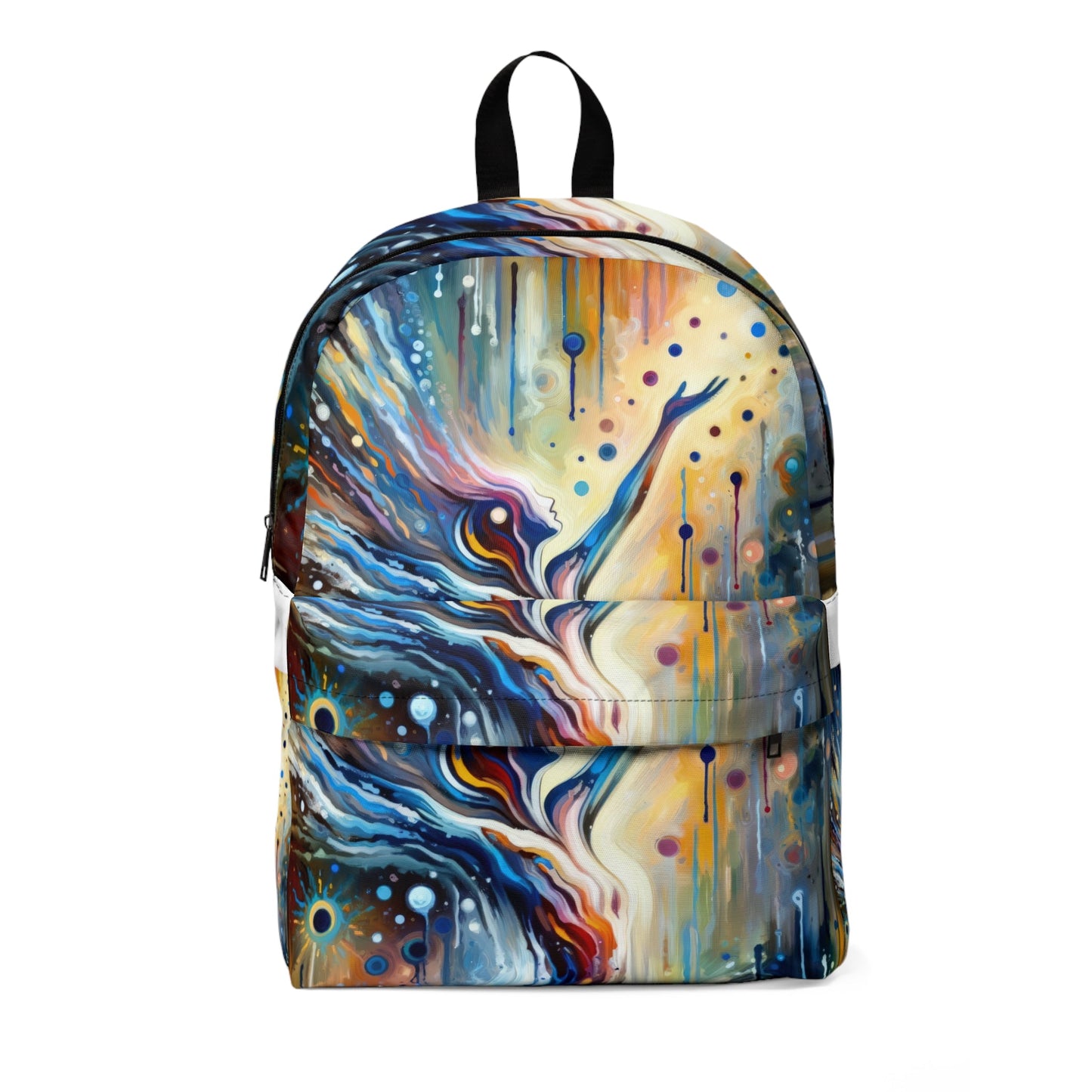 Journey Embrace Tachism Unisex Classic Backpack - ATUH.ART
