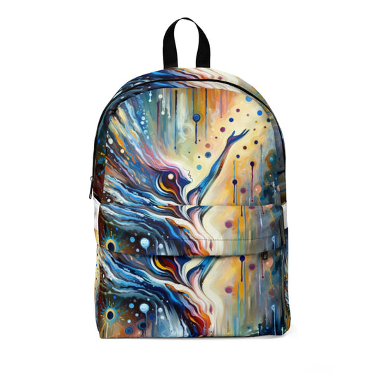 Journey Embrace Tachism Unisex Classic Backpack - ATUH.ART