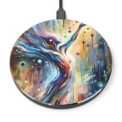 Journey Embrace Tachism Wireless Charger - ATUH.ART