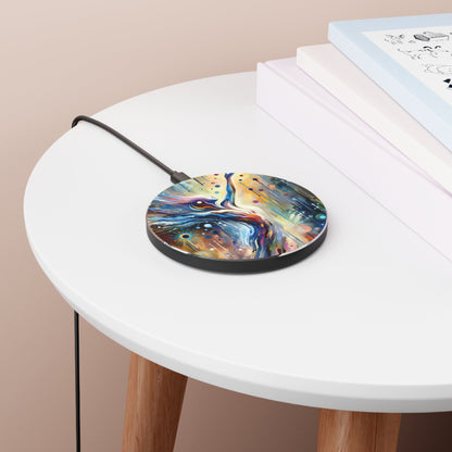 Journey Embrace Tachism Wireless Charger - ATUH.ART