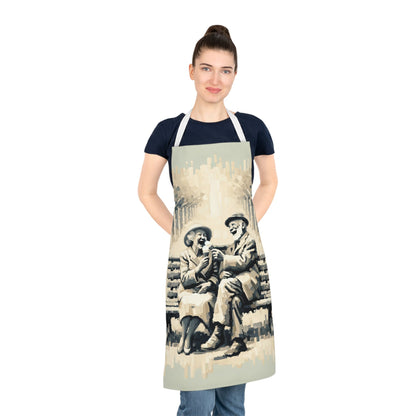 Joyful Companionship Serenity Adult Apron (AOP) - ATUH.ART