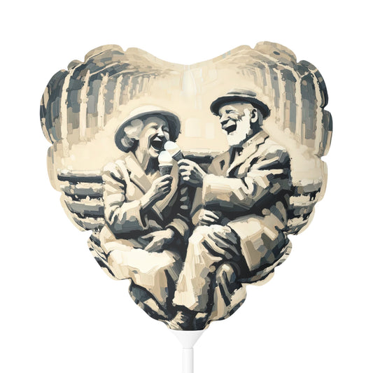 Joyful Companionship Serenity Balloon (Round and Heart-shaped), 11" - ATUH.ART
