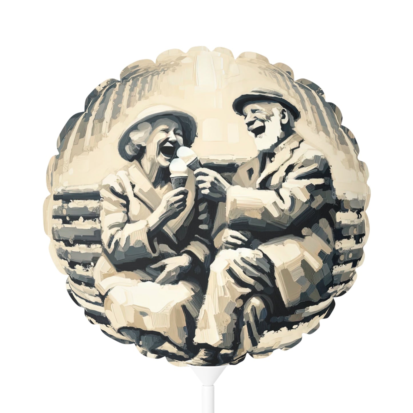 Joyful Companionship Serenity Balloon (Round and Heart-shaped), 11" - ATUH.ART