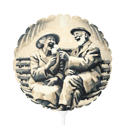 Joyful Companionship Serenity Balloon (Round and Heart-shaped), 11" - ATUH.ART