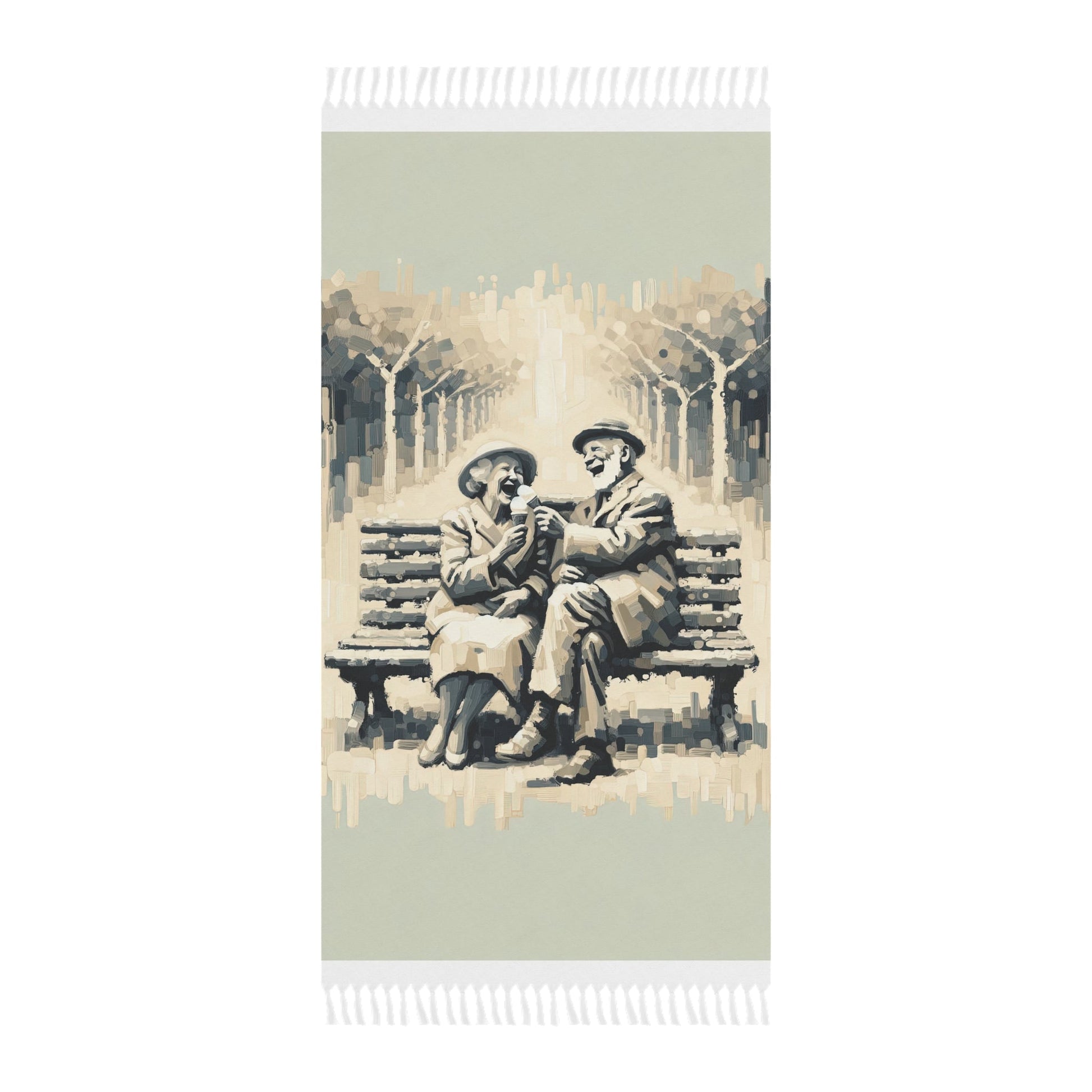 Joyful Companionship Serenity Boho Beach Cloth - ATUH.ART