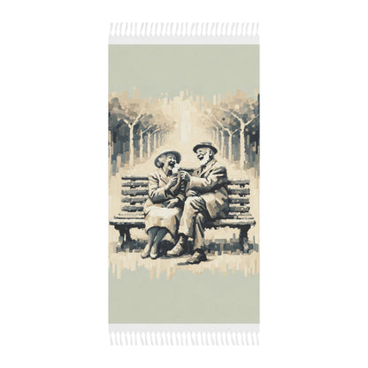 Joyful Companionship Serenity Boho Beach Cloth - ATUH.ART