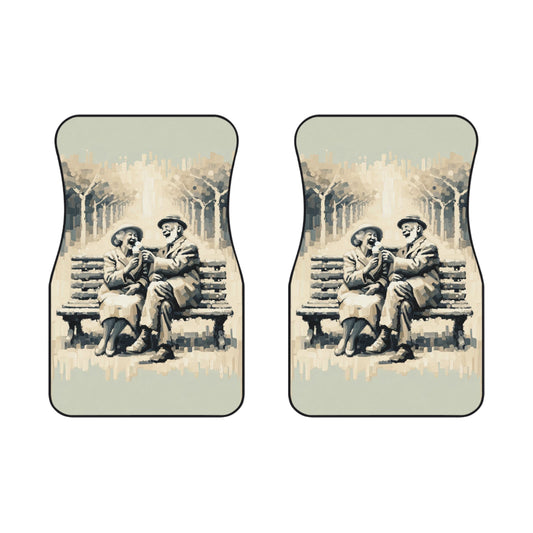 Joyful Companionship Serenity Car Mats (2x Front) - ATUH.ART