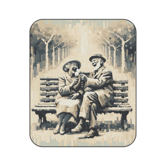 Joyful Companionship Serenity Picnic Blanket - ATUH.ART