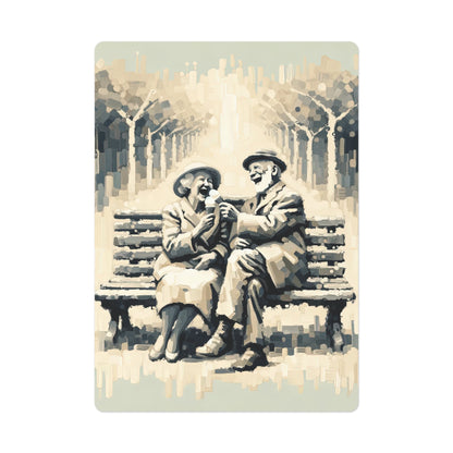 Joyful Companionship Serenity Poker Cards - ATUH.ART