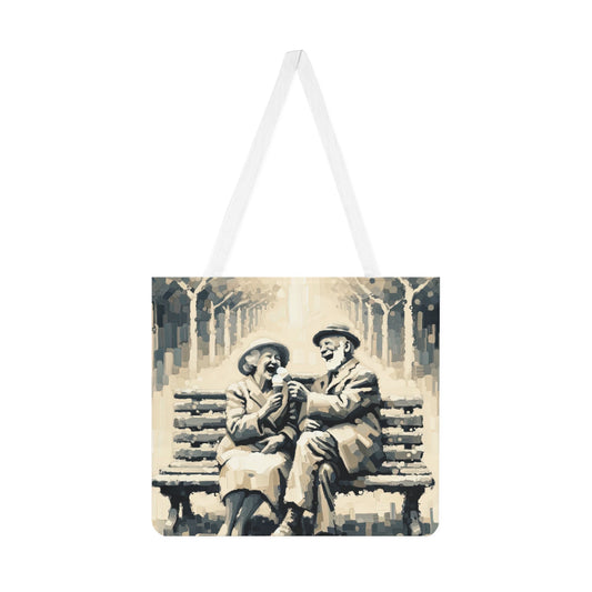 Joyful Companionship Serenity Shoulder Tote Bag (AOP) - ATUH.ART