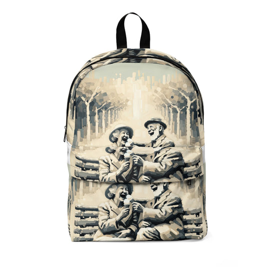 Joyful Companionship Serenity Unisex Classic Backpack - ATUH.ART