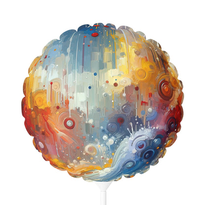 Joyous Effortless Exhale Balloon (Round and Heart-shaped), 11" - ATUH.ART