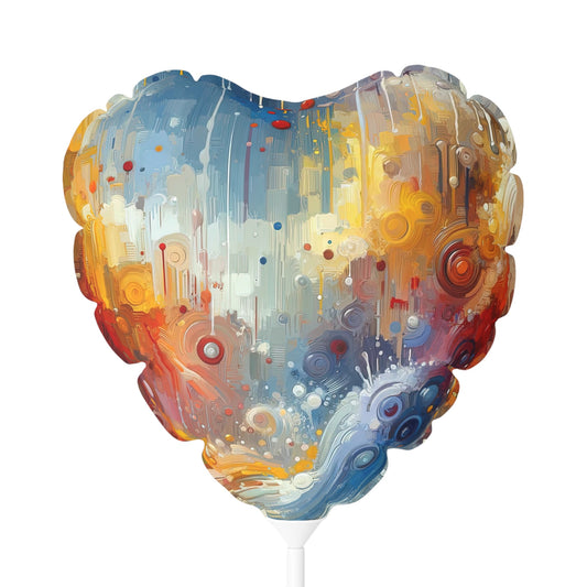 Joyous Effortless Exhale Balloon (Round and Heart-shaped), 11" - ATUH.ART