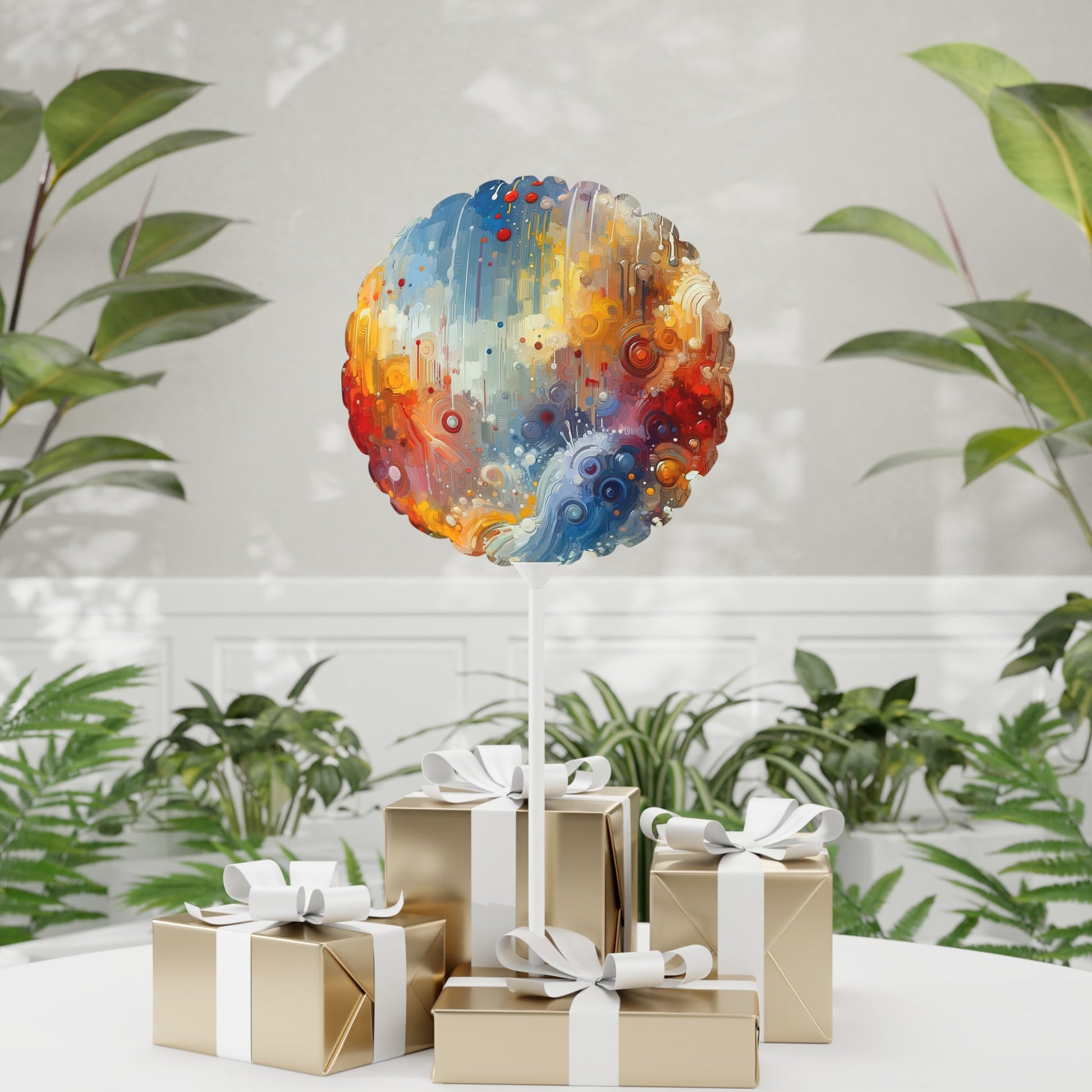 Joyous Effortless Exhale Balloon (Round and Heart-shaped), 11" - ATUH.ART