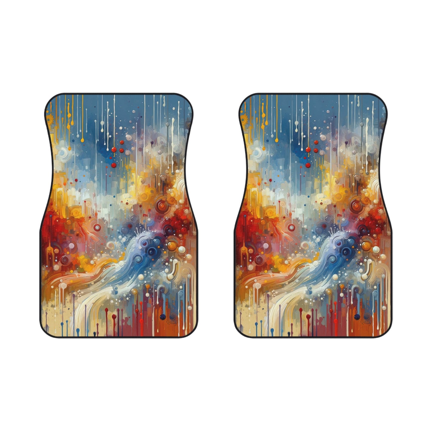 Joyous Effortless Exhale Car Mats (2x Front) - ATUH.ART