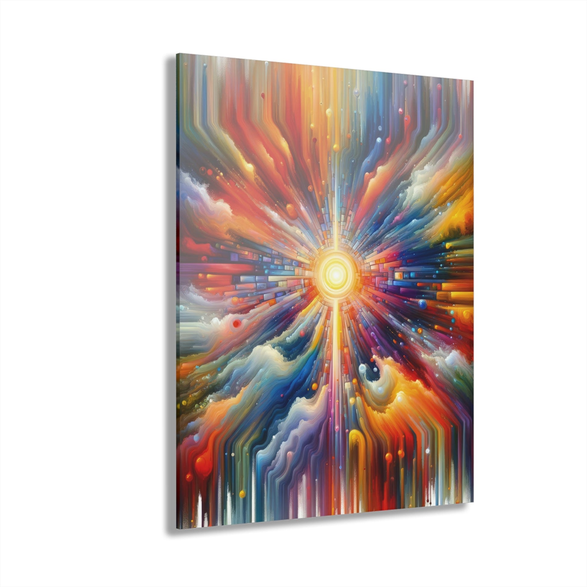 Kaleidoscopic Tachism Breath Acrylic Prints (French Cleat Hanging) - ATUH.ART
