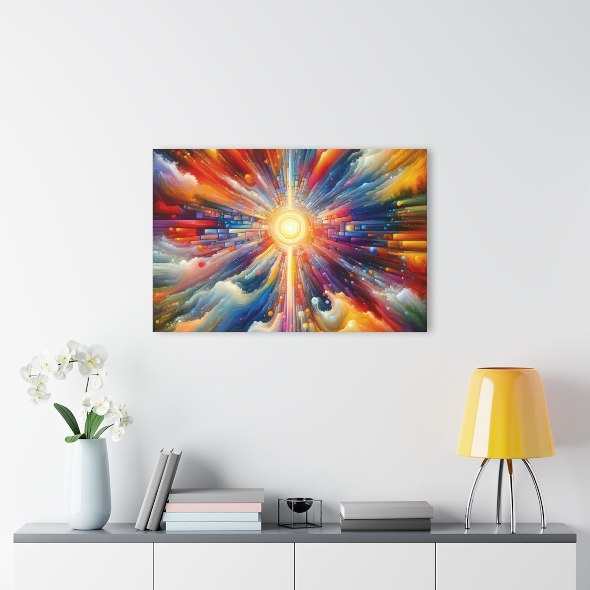 Kaleidoscopic Tachism Breath Acrylic Prints (French Cleat Hanging) - ATUH.ART